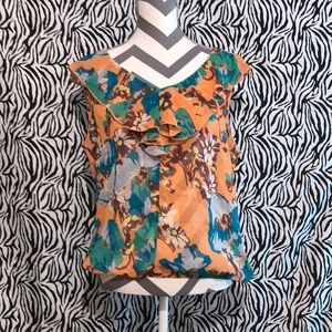 NWOT Kirra Sleeveless Sheer Top